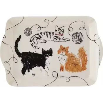 Ulster Weavers Plastový tácek Feline Friends 21 × 14 × 2 cm