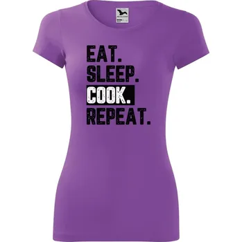 Dámské tričko DOBRÝ TRIKO Dámské tričko Cook Velikost: XS, Barva: Fialová