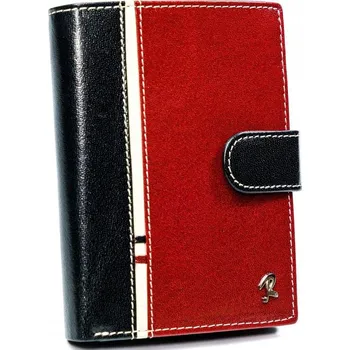 Peněženka Kožená pánská peněženka z hovězí kůže Barva (Varianta): černá || červená \ západka