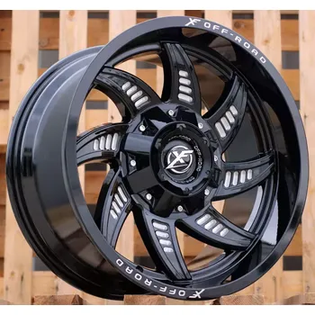 Alu kolo Alu kola Racing Line L1449, 20x10 5x127 ET-12, černá lesklá