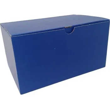 Dárková krabička Krabička jednodílná 193 x 128 x 103 mm - modrá