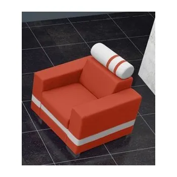 Křeslo Křeslo R1 oranžovo-bílé