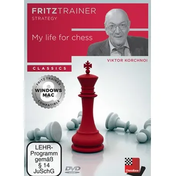 Šachy ChessBase My life for chess, Viktor Kortchnoi - verze ke stažení (anglicky)