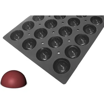 Forma na pečení TOMGAST Forma silikonová polokoule, 18 ks cukroví, 53 x 32,5 cm