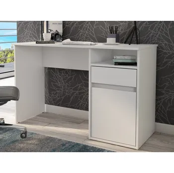 Psací stůl Psací stůl se zásuvkou Carlos, bílý