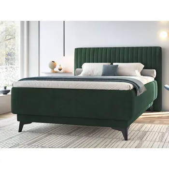 Postel ASKO - NÁBYTEK Kalla 140x200 cm lahvově zelená