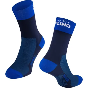 Pánské ponožky FORCE DIVIDED dlouhé modré barva: modrá, velikost: S/M