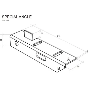 Schodiště nerez bočnice- úchyt pro kompozitní schody