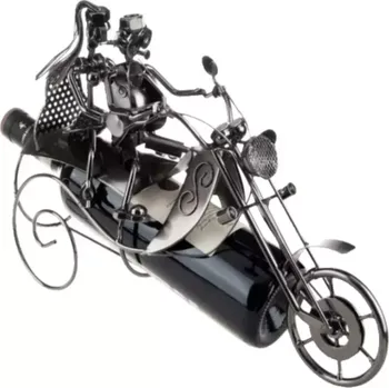 Stojan na víno Pár na motorce - stojan na víno