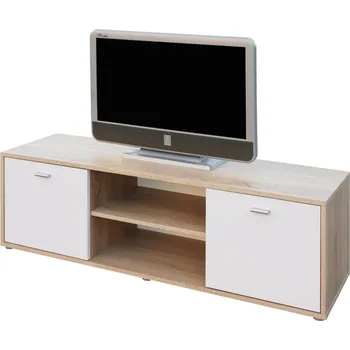Televizní stolek TV stolek Star, dub sonoma/bílý
