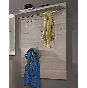 Věšák Věšákový panel Funny, dub stříbrný