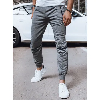 Pánská móda Pánské teplákové kalhoty UX4268 Barva: Světle Šedá, Velikost: L/XL