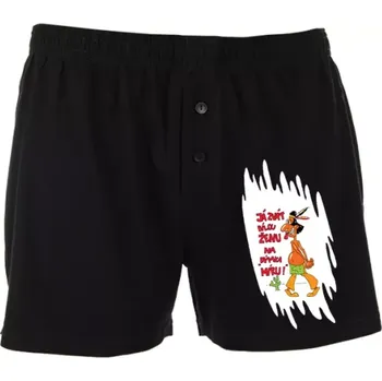 Trenýrky Trenýrky-Dýmka míru L černá