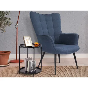 Křeslo Křeslo Victoria, modrá látka