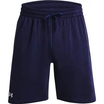 Pánské sportovní kraťasy Under Armour RIVAL FLEECE SHORTS modré 1379779-410 - S | UK 11,5 | US 12,5