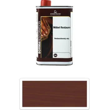 barva a nátěr na dřevo BORMA Olio Restauro - olej k restaurování nábytku 0.5 l Střední dřevo - Barva na dřevo