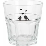 Clayre & Eef - Sklenička na vodu LOVE BIRDS LBSGL0011