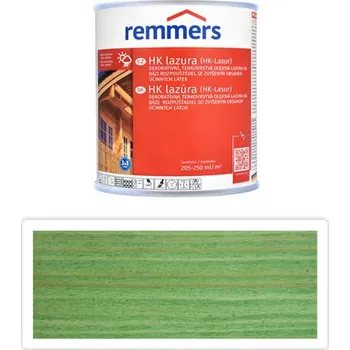 barva a nátěr na dřevo REMMERS HK lazura - ochranná lazura na dřevo pro exteriér 0.1 l Jedlově zelená - Venkovní barva na dřevo