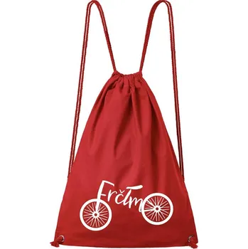 DOBRÝ TRIKO Bavlněný batoh Frčím Barva: Červená
