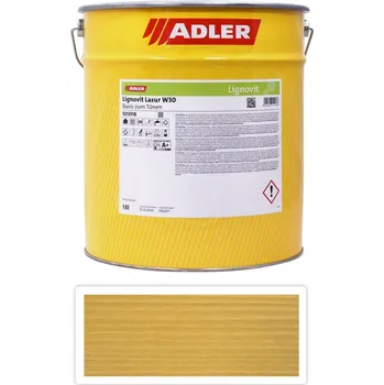 Lak na dřevo ADLER Lignovit Lasur - vodou ředitelná lazura na dřevo v exteriéru 18 l Dub - Venkovní barva na dřevo
