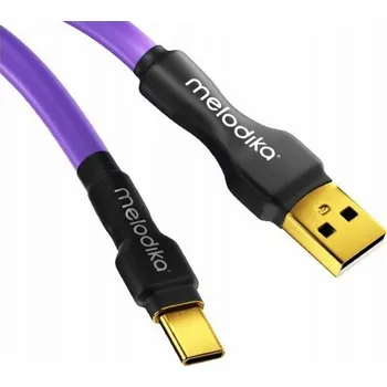Datový kabel Melodika MDUAC15 Purple AC USB kabel včetně: pro DAC/zařízení zdravotní - 1,5m