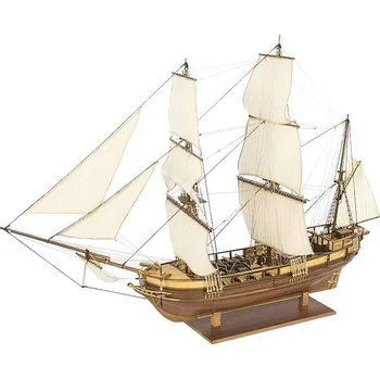 Plastikový model Dřevěný model Constructo HMS Beagle 1:55 kit