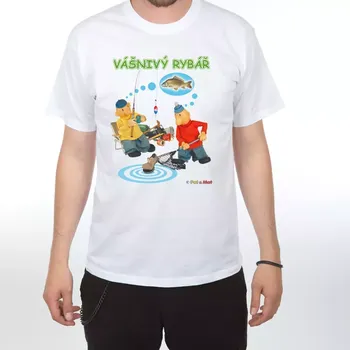 Žertovný předmět Vášnivý rybář XL bílá