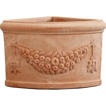 Květináč Terakota - květináč - Garland Corner - Itálie - 40 x 40 x 37