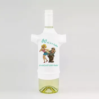 Žertovný předmět Tričko na láhev - 60 už je v čudu