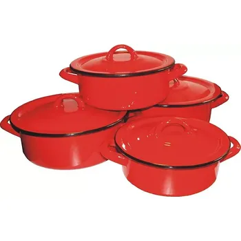 Selské nádobí z Bonyhádi - souprava kastrolů 1 - 2,75 litru