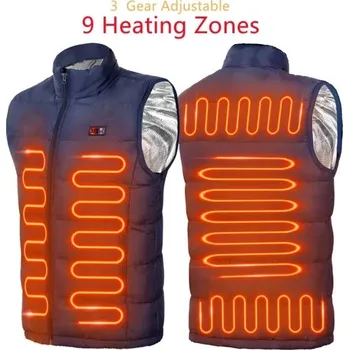 Pánská softshellová bunda Pánská hřejivá vesta Barva: Modrá, Velikost: M