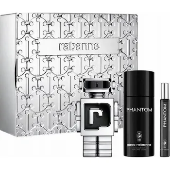 Pánský parfém Paco Rabanne Phantom toaletní voda 100ml. + Parfémovaná voda 10ml. + Deodorant ve spreji 150ml. SOUBOR