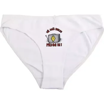 Kalhotky Píchni si - Vtipné kalhotky XXL klas_bílá