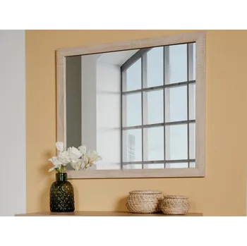 Zrcadlo Nástěnné zrcadlo Bali 80x70 cm, dub sonoma