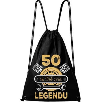 Městský batoh DOBRÝ TRIKO Bavlněný batoh 50 let legenda Barva: Černá