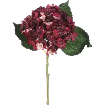 umělá květina Umělá květina Hortenzie 50 cm, bordó