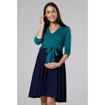 Těhotenská móda Těhotenské a kojicí šaty DUO