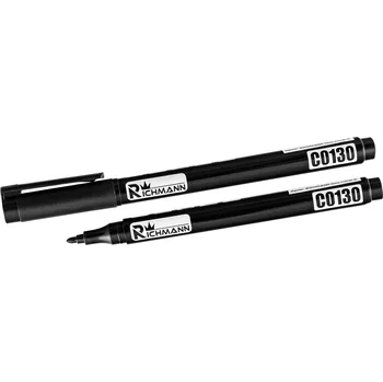 Kancelářské potřeby RICHMANN Popisovač tenký černý 1bal/12ks