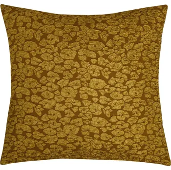 Dekorativní polštářek Dekorační polštář Sandra 43x43 cm, žakárový žlutý