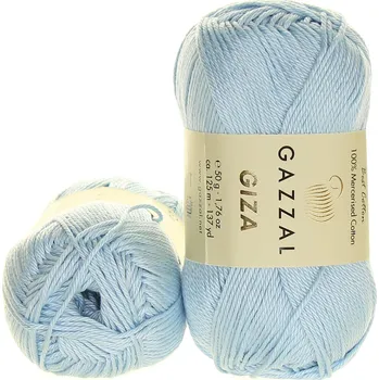 Příze Gazzal Giza 2474 světle modrá