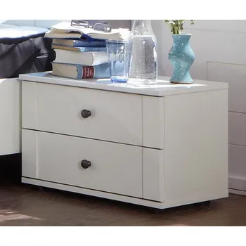 Konferenční stolek Set nočních stolků (2 ks) Chalet, bílý