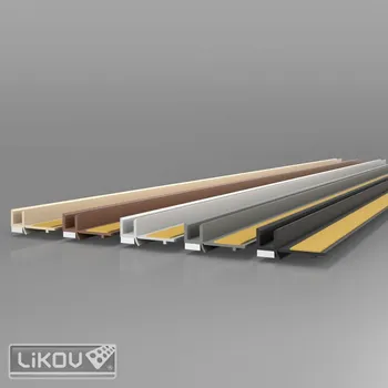 Podlahová lišta PS-VHL 06/2400/šedá světlá RAL 7047/lišta okenní začišťovací 6mm s lamelou