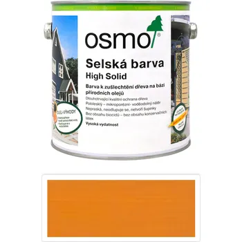 barva a nátěr na dřevo OSMO Selská barva 2.5 l Smrkově žlutá 2203 - Venkovní barva na dřevo