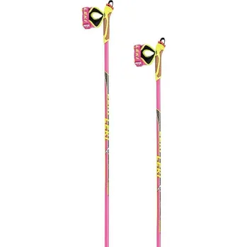 Běžkařská hole LEKI HRC Max Neon Pink/Light Anthracite/Neon Yellow