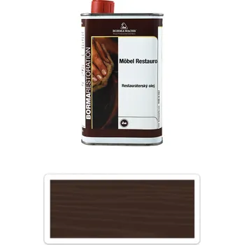 Olej na dřevo BORMA Olio Restauro - olej k restaurování nábytku 0.5 l Tmavé dřevo - Barva na dřevo