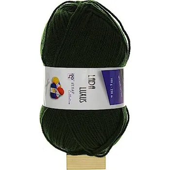 Příze Vlnap Lada Luxus vojenská zelená 55075