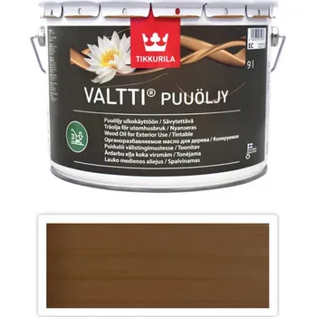 Olej na dřevo TIKKURILA Valtti wood oil - olej na terasy a nábytek 9 l Ruoko 5070 - Venkovní barva na dřevo
