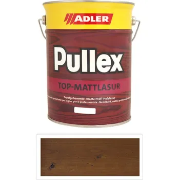 Lak na dřevo ADLER Pullex Top Mattlasur - tenkovrstvá matná lazura pro exteriéry 4.5 l Ořech - Venkovní barva na dřevo