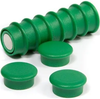 Dekorativní magnet UNIMAGNET Magnety kancelářské OF-1 10 ks zelené