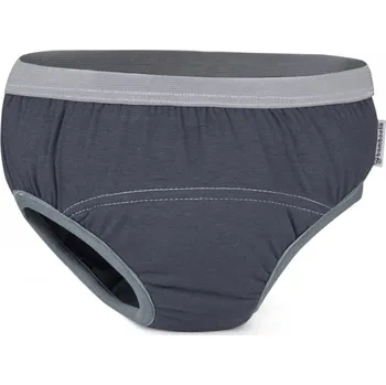 Plenkové kalhoty Učicí kalhotky Bamboolik vel. M (šedé)